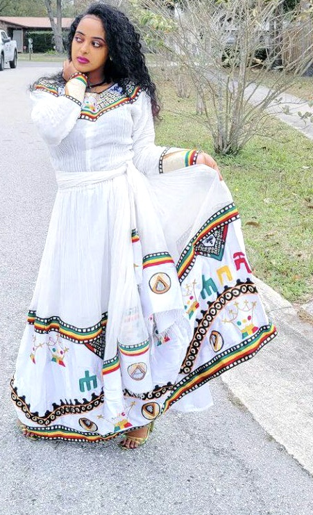 Arif Tibeb New Habesha Design Dress ArifTibeb Arif Tibeb New Habesha Design Dress ArifTibeb