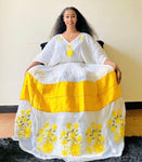 New Year Habesha Tibeb, Adey Abeba, Yellow Dress