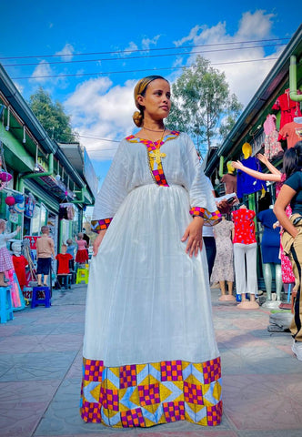 Ceramic  Ethiopian Habesha Dress