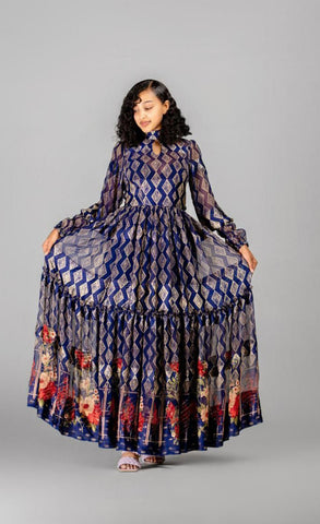 Ethiopian Eritrean Habesha Chiffon Dress