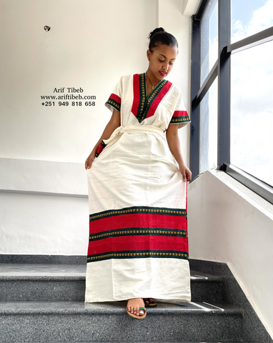 Short Sleeve Traditional Dress