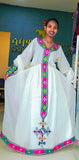  Tibeb Pink Habesha Dress